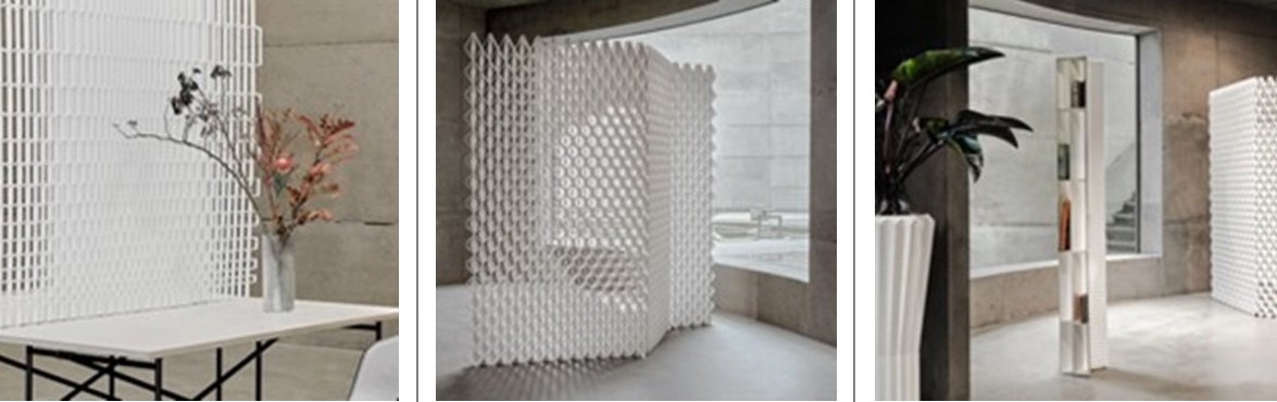 Esempi dei complementi d’arredo realizzati da Aectual con la stampa 3D