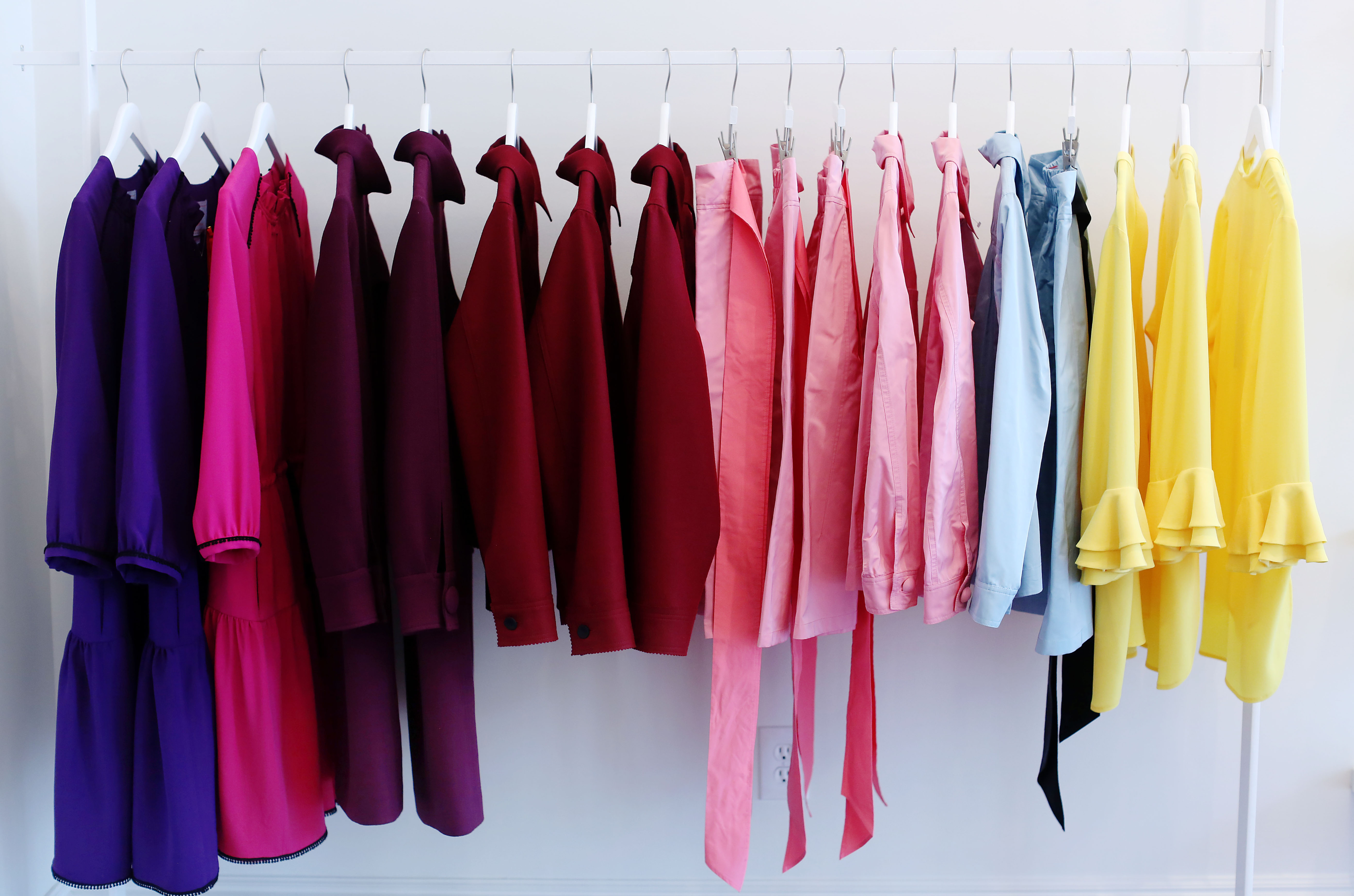 Capi colorati in ordine