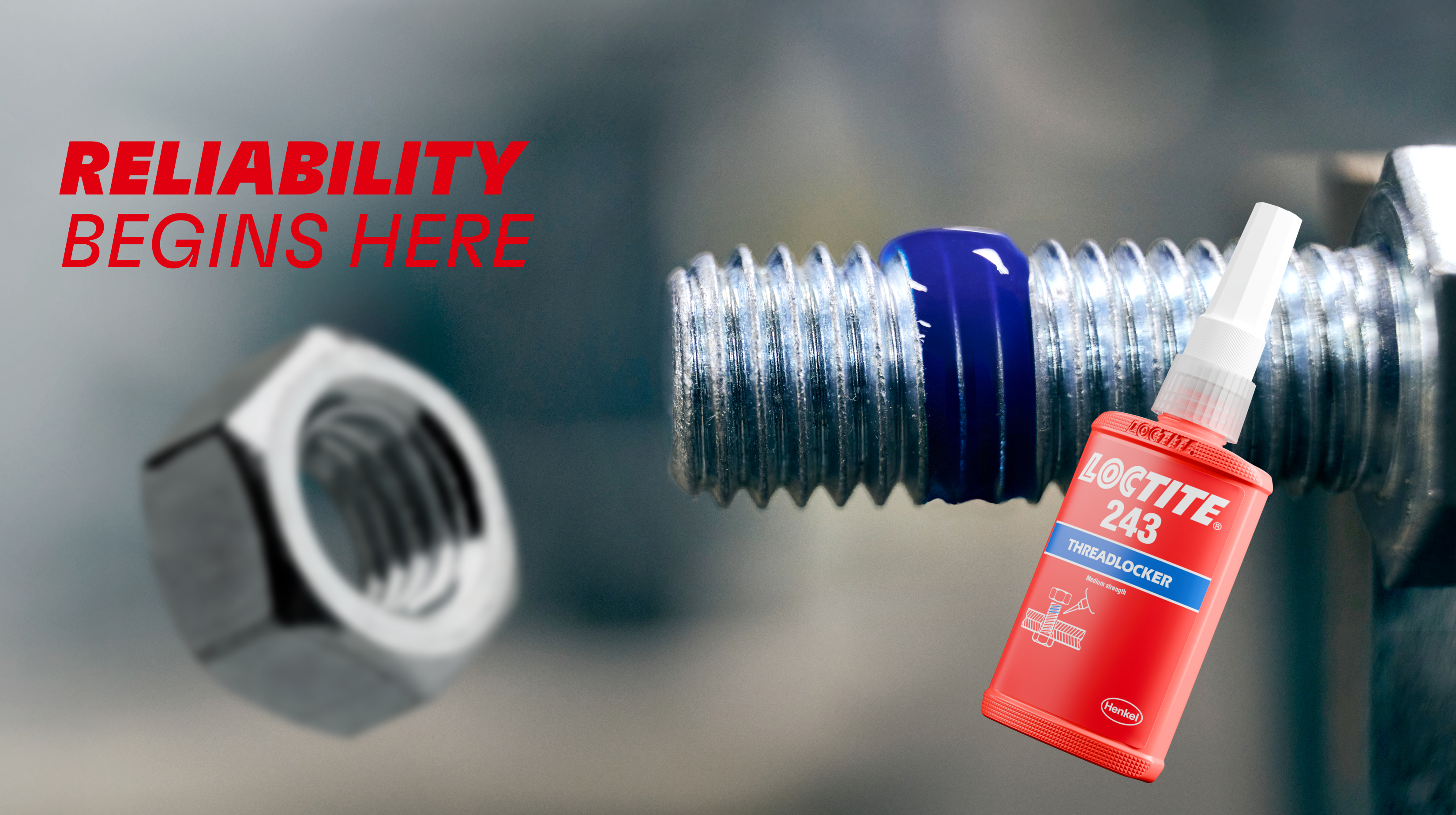 Reliability Begins Here per adesivi anaerobici LOCTITE nell’assemblaggio meccanico e industriale