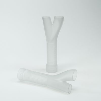 Loctite 3D IND405 Clear parts printed with the Carbon DLS process.