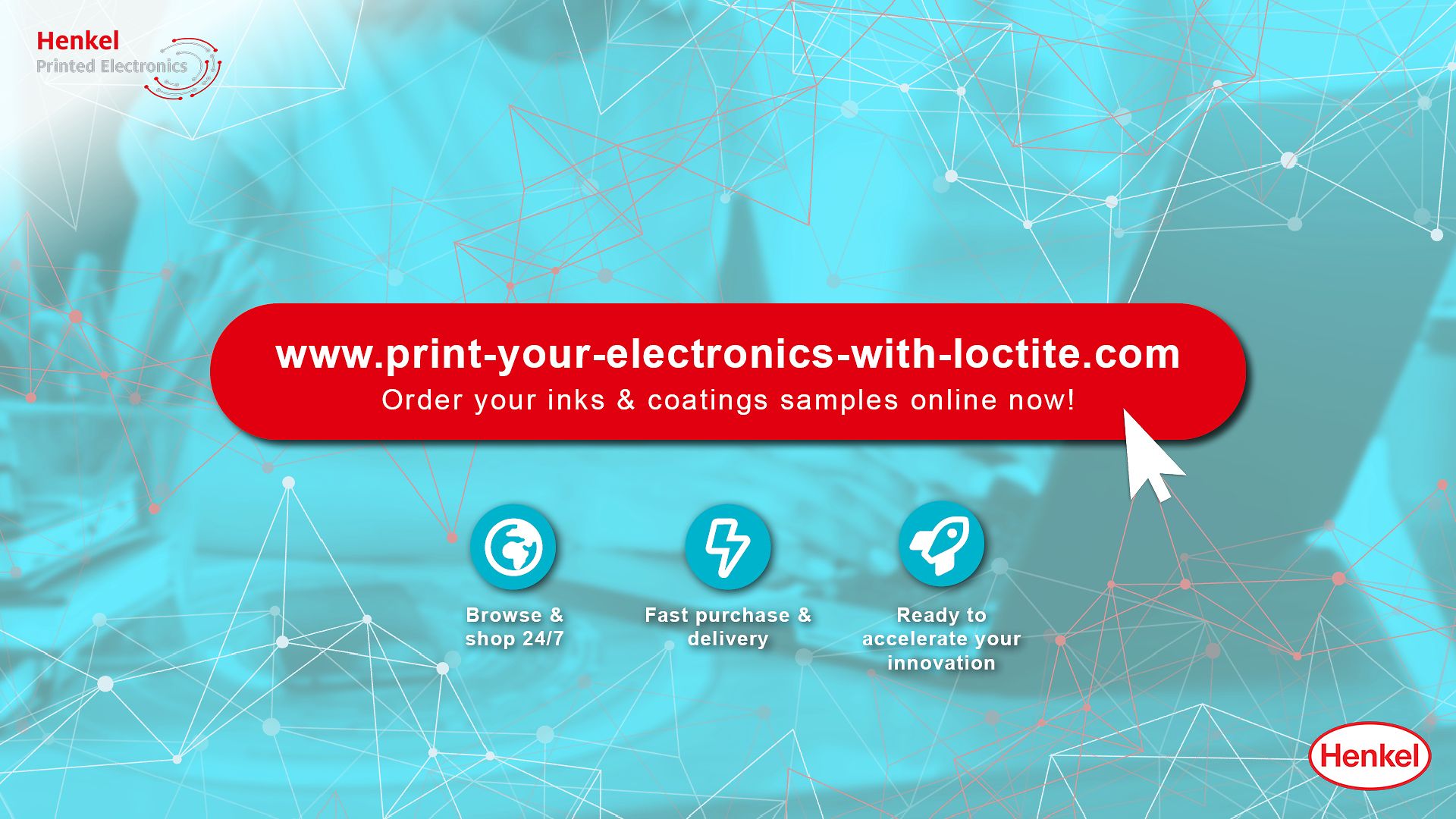 New online shop for printed electronics under www.print-your-electronics-with-loctite.com