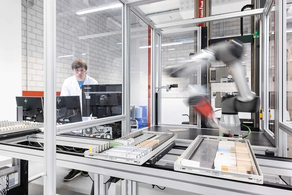 L’Inspiration Center di Düsseldorf ha laboratori modulari, che possono essere adattati per supportare meglio il lavoro della Ricerca e Sviluppo
