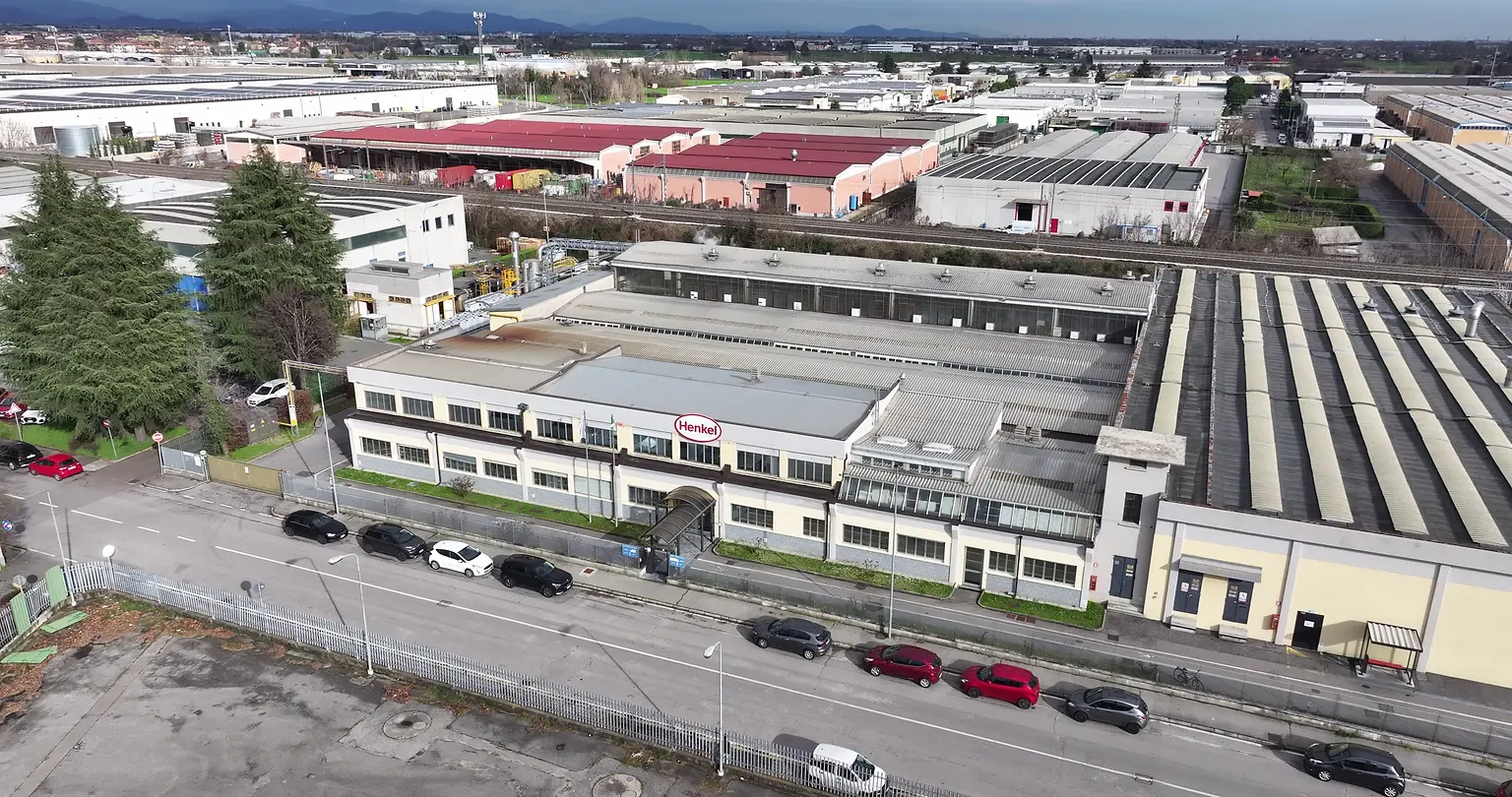 Henkel Zingonia 60 anni veduta aerea