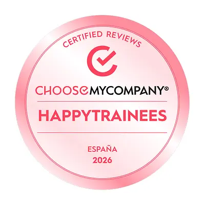 Logo del premio “HAPPYTRAINEES 2026 by ChooseMyCompany”.