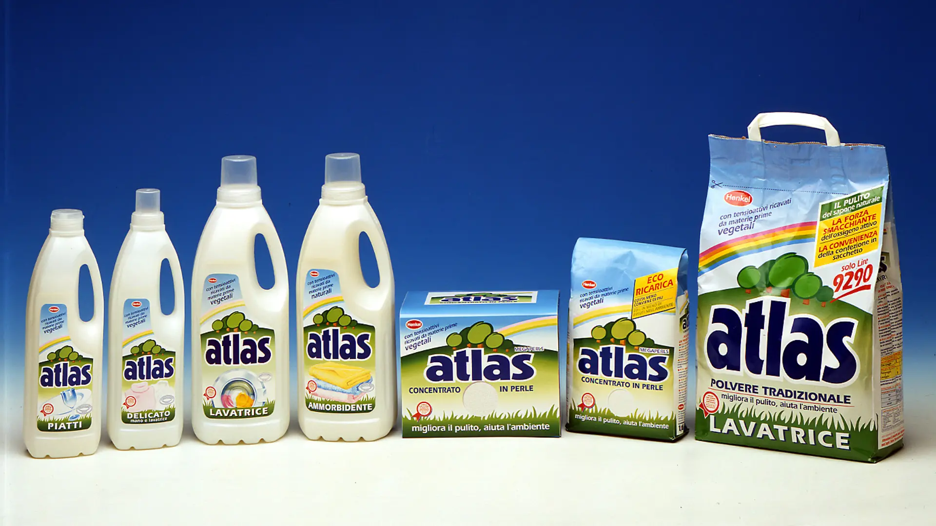 Alcuni flaconi di Atlas