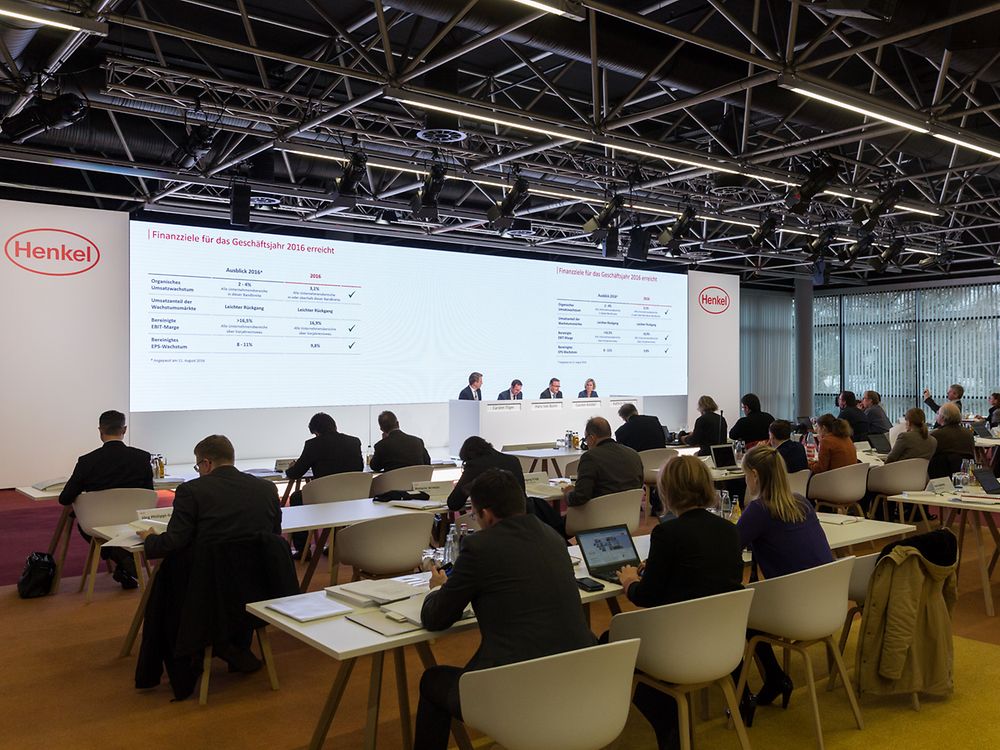 
Annual Results Press Conference at Henkel Headquarters in Düsseldorf