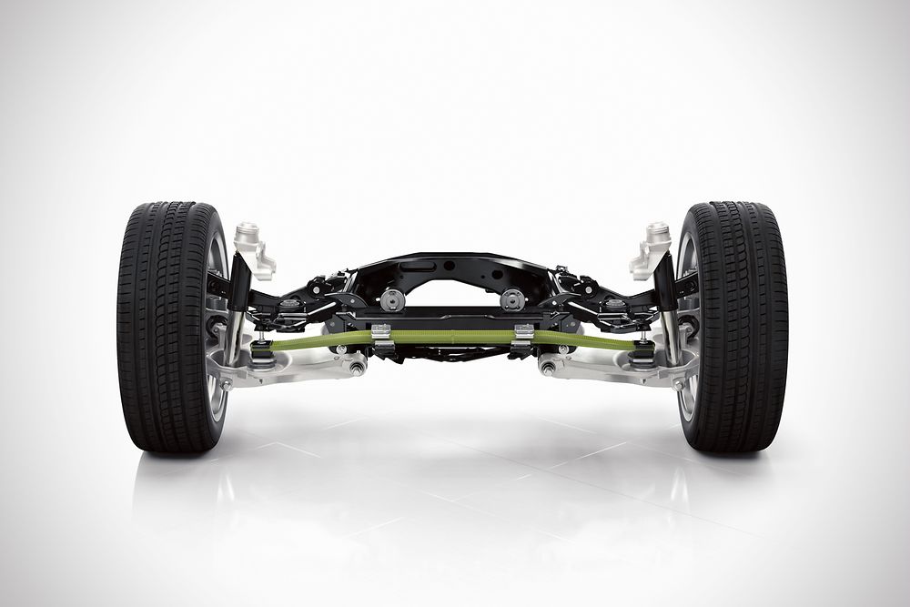 The rear axle of the Volvo XC90, S90, V90 and the new Volvo XC60 