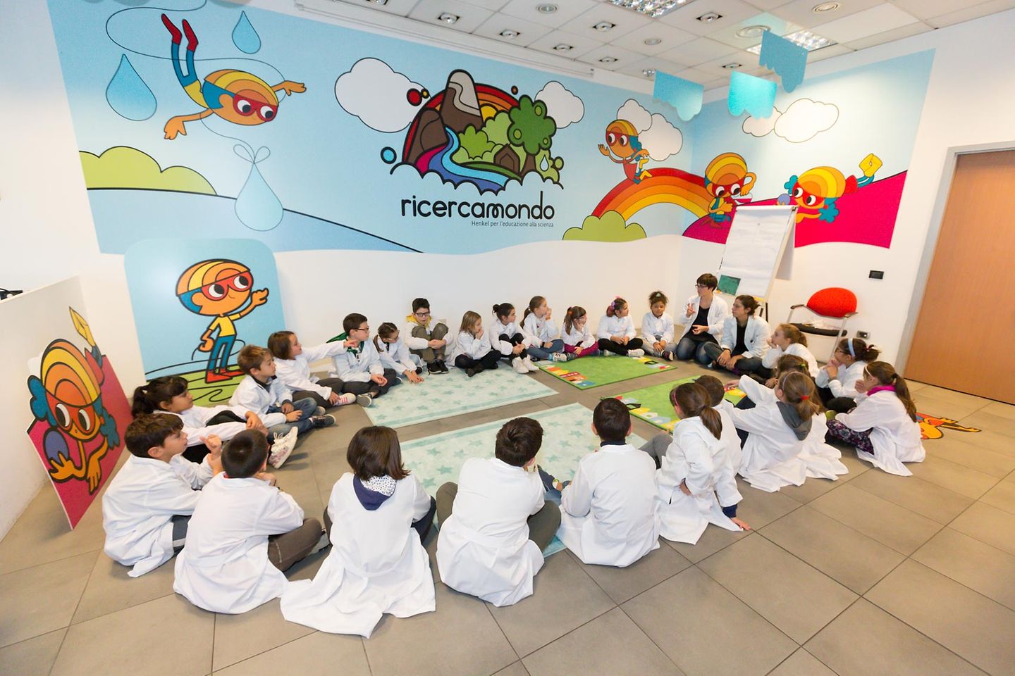 Oltre 2.000 bambini di Milano, Napoli, Padova, Forlì, Lucca e Bergamo hanno già partecipato a ricercamondo