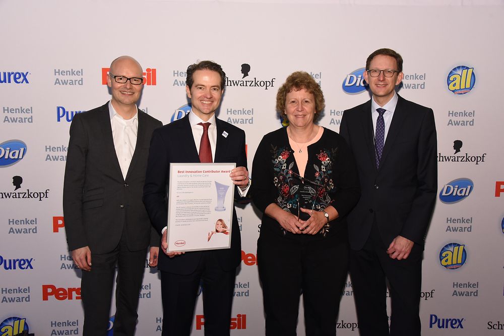 
Best Innovation Contributor Laundry & Home Care / IFF (winner): Arndt Scheidgen, Axel Schröter, Judy Kerschner, Michael Dreja