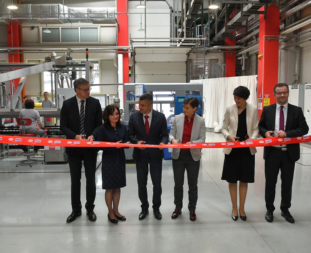 Henkel has opened a new Somat factory in Serbia