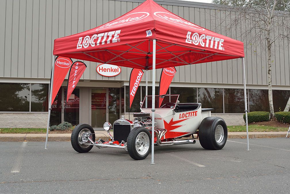 Henkel’s LOCTITE car was a key attraction at the grand opening of the VRM Training and Application Center.
